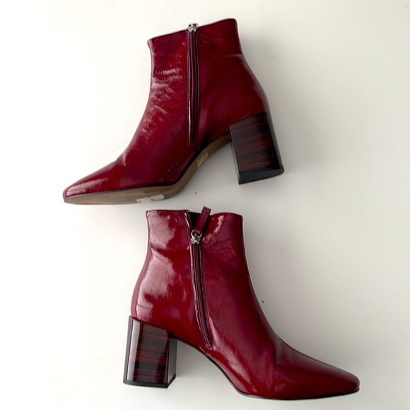 TopShop patent leather ankle boots - Picture 2 of 6